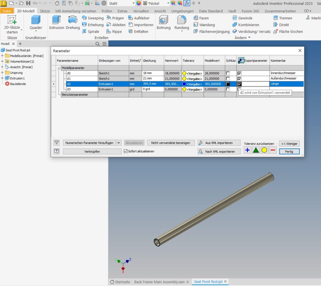 Inventor-Quick-Hack Nr.8 - Parameter in der Stückliste verwenden